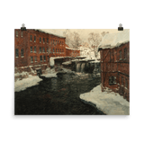 "Frits Thaulow Mill Scene" Art Print - Lone Fox