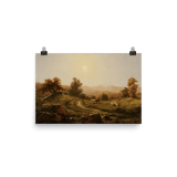 "Golden Landscape" Art Print - Lone Fox