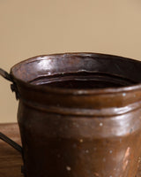 Hand Forged Copper Vessel with Handle, Europe, 19th Century - Lone Fox