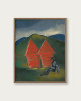 "Hay Barns" Art Print - Lone Fox
