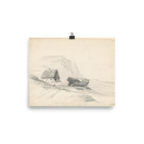 "House and Boat" Art Print - Lone Fox