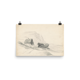 "House and Boat" Art Print - Lone Fox