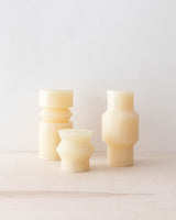 Ivory Totem Pillar Candles - Lone Fox