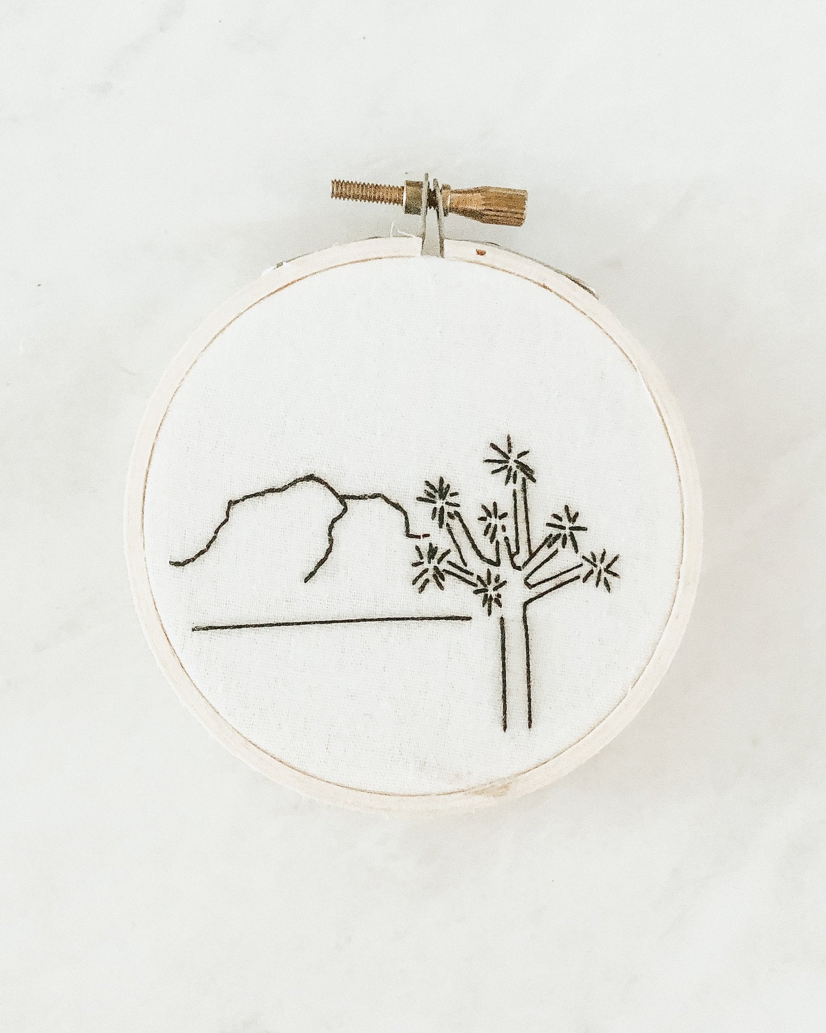 "Joshua Tree" Embroidery Kit Lone Fox