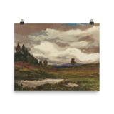 “Landscape Heathland” Art Print - Lone Fox