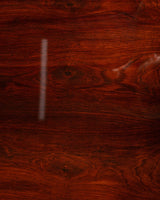 Large Art Deco Rosewood & Nickled Bronze Dining Table by Jules Leleu, France, 1934 - Lone Fox