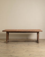 Large French Terracotta Tile Top Console / Dining Table, 1970's - Lone Fox