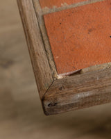 Large French Terracotta Tile Top Console / Dining Table, 1970's - Lone Fox