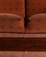 Leather & Fabric Art Deco Style Sofa by Schuiteman, Netherlands, 1970's - Lone Fox