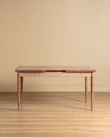 Mid-Century Cerused Oak Draw-Leaf Dining Table, France, 1950's - Lone Fox