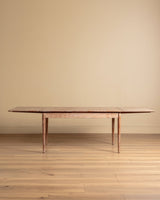 Mid-Century Cerused Oak Draw-Leaf Dining Table, France, 1950's - Lone Fox