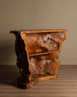 Monumental Natural Burl Root Bar, 1970's - Lone Fox