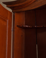 Northern European Arched Oak Secretary Cabinet, 19th Century - Lone Fox
