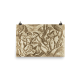 "Nude" Art Print - Lone Fox