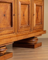 Oak Architectural Sideboard by Francisque Chaleyssin, France 1945 - Lone Fox
