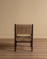 Oak & Rope Armchairs Manner of Francis Jourdain, 1940's (2 Available) - Lone Fox