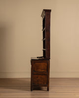 Oak Welsh Dresser w/ Plate Rack & Green Painted Backboard, England, 18th Century - Lone Fox