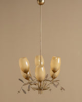 Paavo Tynell Chandelier, Model 9029/6, 1940's - Lone Fox