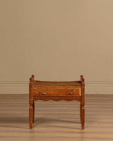 Pair of Henning Kjaernulf Oak Brutalist Nightstands, Denmark, 1960s - Lone Fox