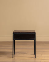 Pair of Iron & Leather End Tables Manner of Jean-Michel Frank, Europe, 1980's - Lone Fox