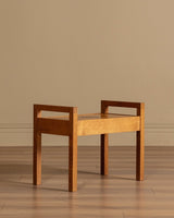 Pair of Scandinavian Oak Side Tables with Diamond Inlay, 1960s - Lone Fox