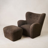 Papa Teddy Chair - Mocha Boucle - Lone Fox