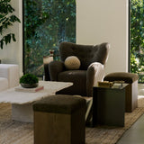 Papa Teddy Chair - Mocha Boucle - Lone Fox