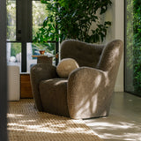Papa Teddy Chair - Mocha Boucle - Lone Fox