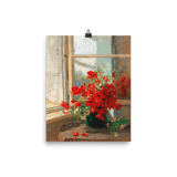"Poppies by the Window" Art Print - Lone Fox