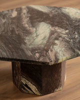 Postmodern Octagonal Marble Coffee Table, Italy, 1980s - Lone Fox