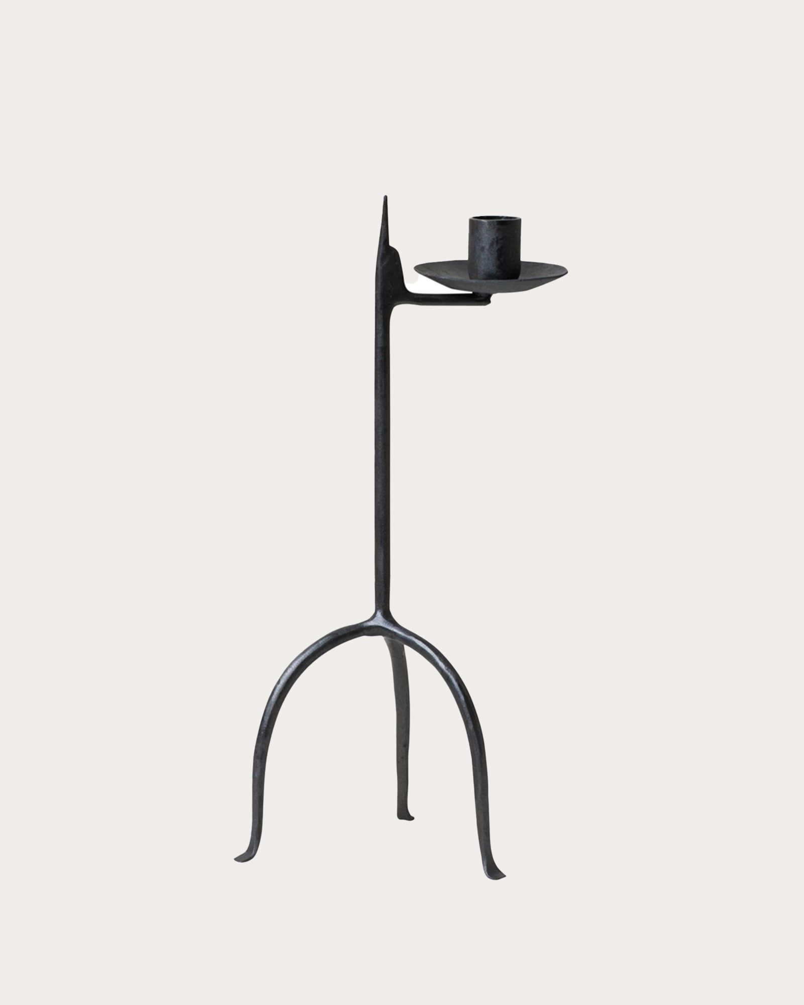 Primitive Single Taper Wrought Iron Candle Holder – Lone Fox