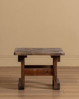 Primitive Solid Wood Side Table, 20th Century - Lone Fox