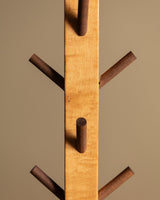 Primitive Wood Coat Tree - Lone Fox