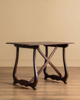 Primitive X-Frame Writing Desk, France, 19th Century - Lone Fox
