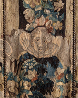 Rare 17th Century Flemish Tapestry Applied 5 Panel Folding Screen - Lone Fox