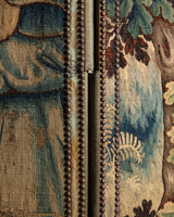Rare 17th Century Flemish Tapestry Applied 5 Panel Folding Screen - Lone Fox