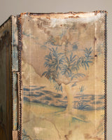 Rare 17th Century Flemish Tapestry Applied 5 Panel Folding Screen - Lone Fox