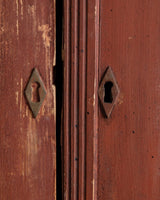 Red Painted Pine Cabinet / Buffet, Scandinavian, Early 19th Century - Lone Fox