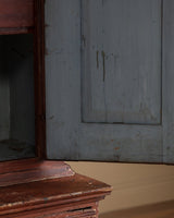 Red Painted Pine Cabinet / Buffet, Scandinavian, Early 19th Century - Lone Fox