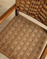 Rope & Beech Wood Armchair by Erich Dieckermann, 1950's - Lone Fox