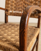 Rope & Beech Wood Armchair by Erich Dieckermann, 1950's - Lone Fox