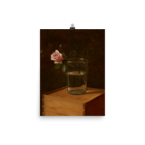 "Rose in Glass" Art Print - Lone Fox