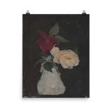 "Roses in a vase" Art Print - Lone Fox