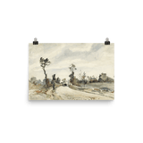 "Route de Saint - Germain" Art Print - Lone Fox