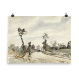 "Route de Saint - Germain" Art Print - Lone Fox