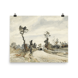 "Route de Saint - Germain" Art Print - Lone Fox