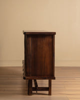 Sculptural Brutalist Elm Sideboard by Olavi Hanninen, Finland, 1950's (2 available) - Lone Fox