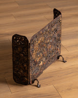 Sculptural Iron Fire Screen Signed Marsura, Italy, Mid Century - Lone Fox