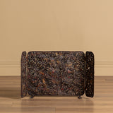 Sculptural Iron Fire Screen Signed Marsura, Italy, Mid Century - Lone Fox