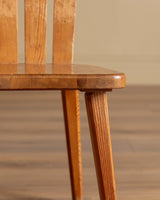 Set of 4 Rustic Pine Chairs by Goran Malmvall, Sweden, 1940s - Lone Fox